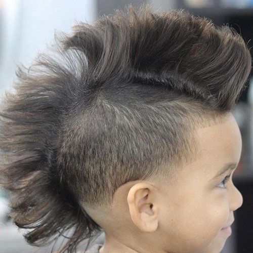 Kids Mohawk Fade Style