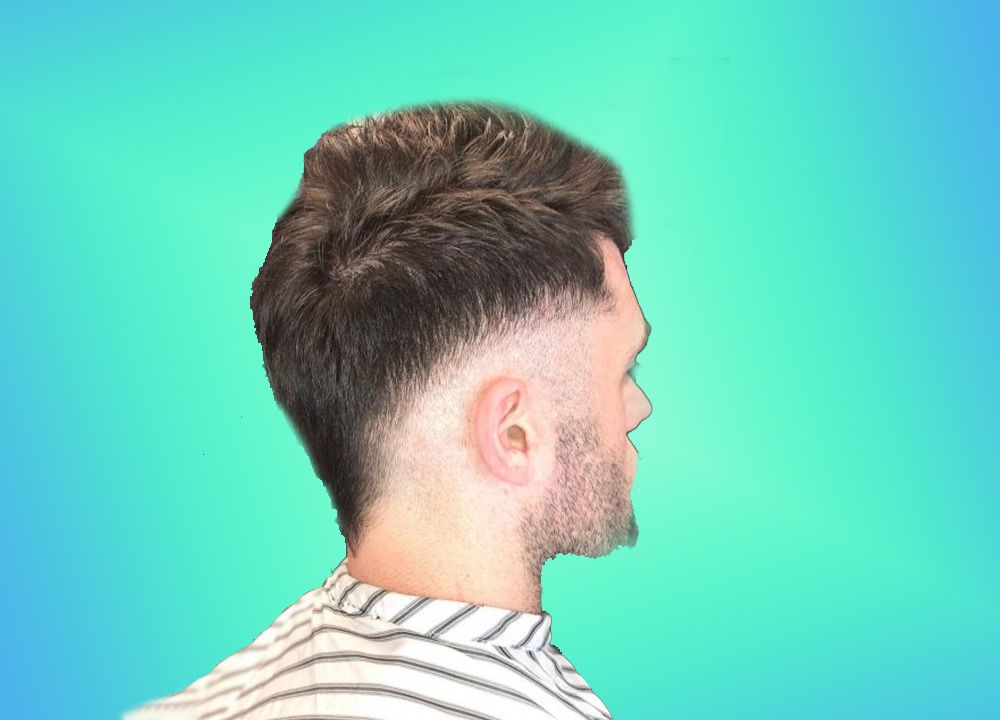 Drop Faded Faux Hawk Hairstyle