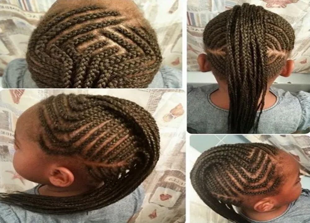 Kids Mohawk Braids