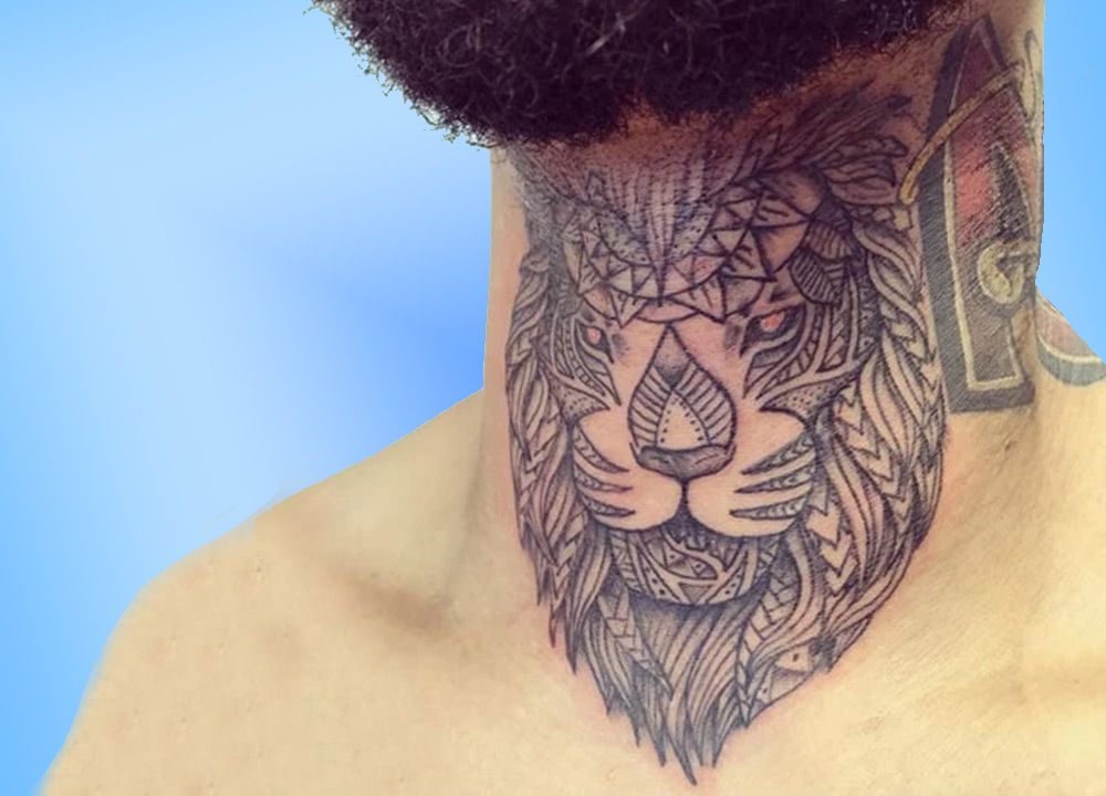 Neck Tattoo For Men 