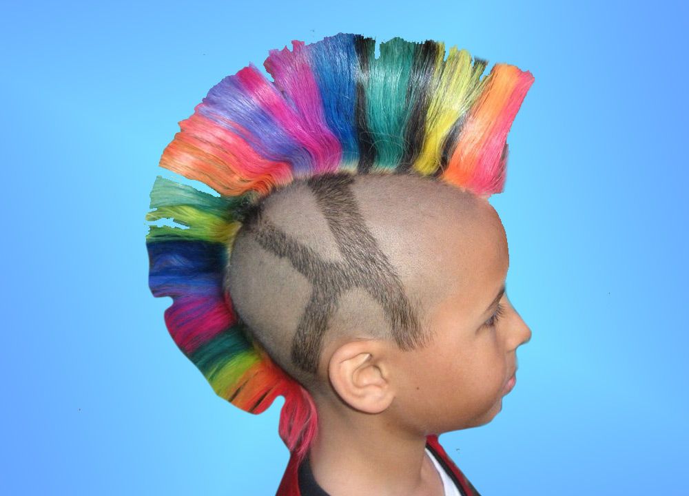 Colorful Mohawk Hairstyles