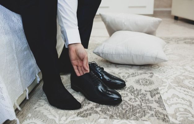  Black Suit and Shoes